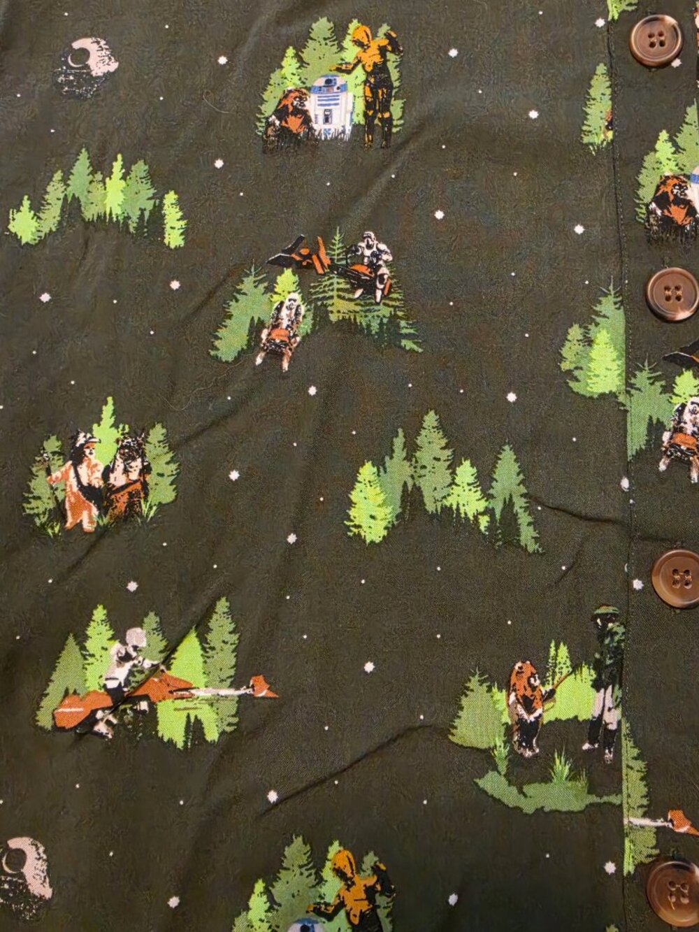 Her Universe Star Wars Endor T-Shirt Dress with pockets, XL - Picture 4 of 8